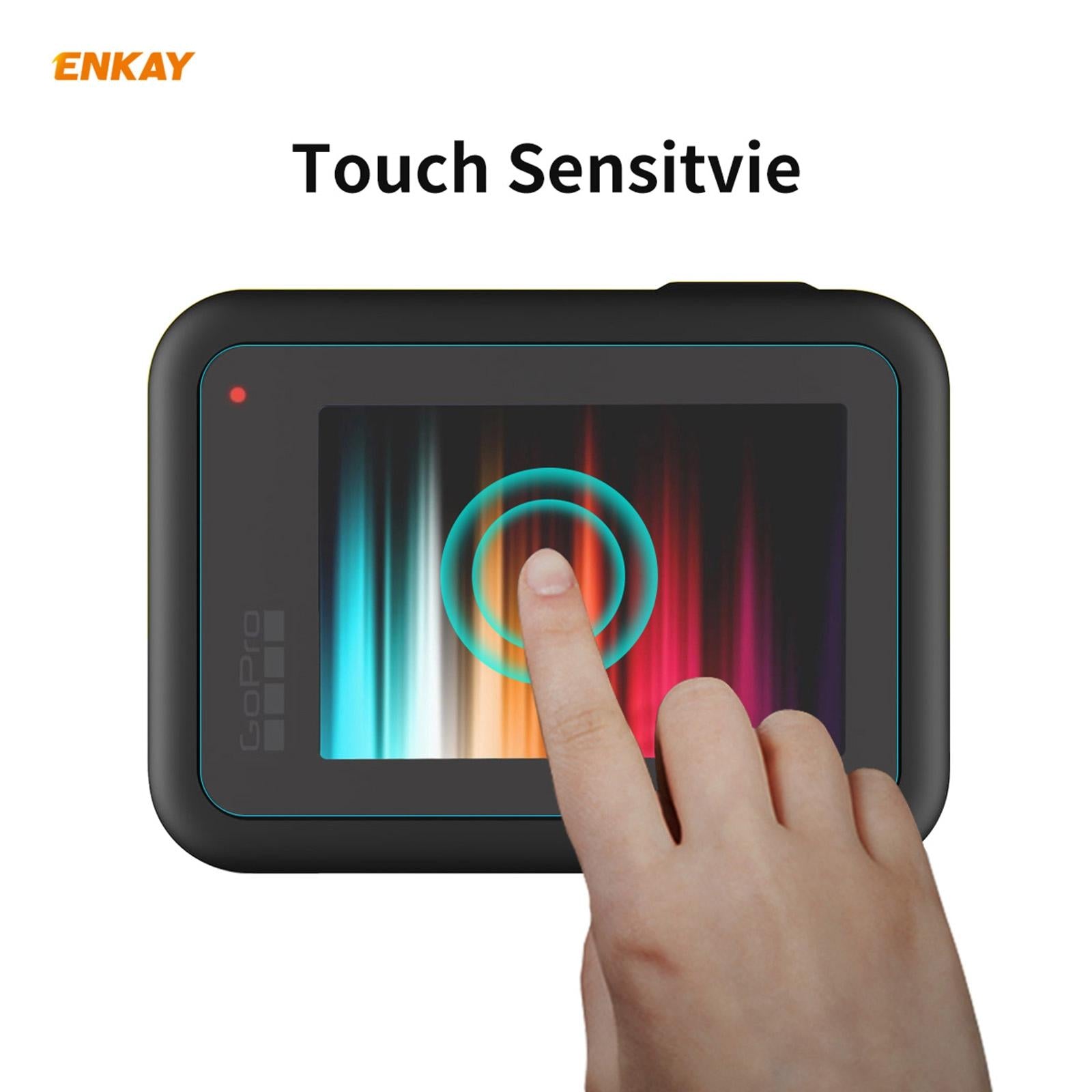 Enkay Hat Prince 3-In-1 Tempered Glass Film For Gopro Hero9 Camera Lens And Screen - 0.2Mm 9H 2.15D-1915197381679386625