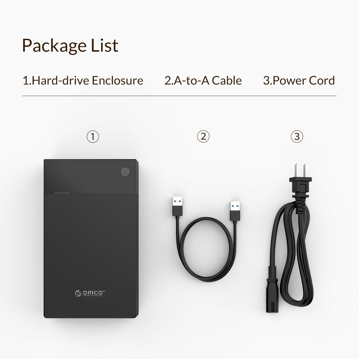 Portable 3.5 Hard Drive Enclosure - Compact & Versatile-1915198070711259145