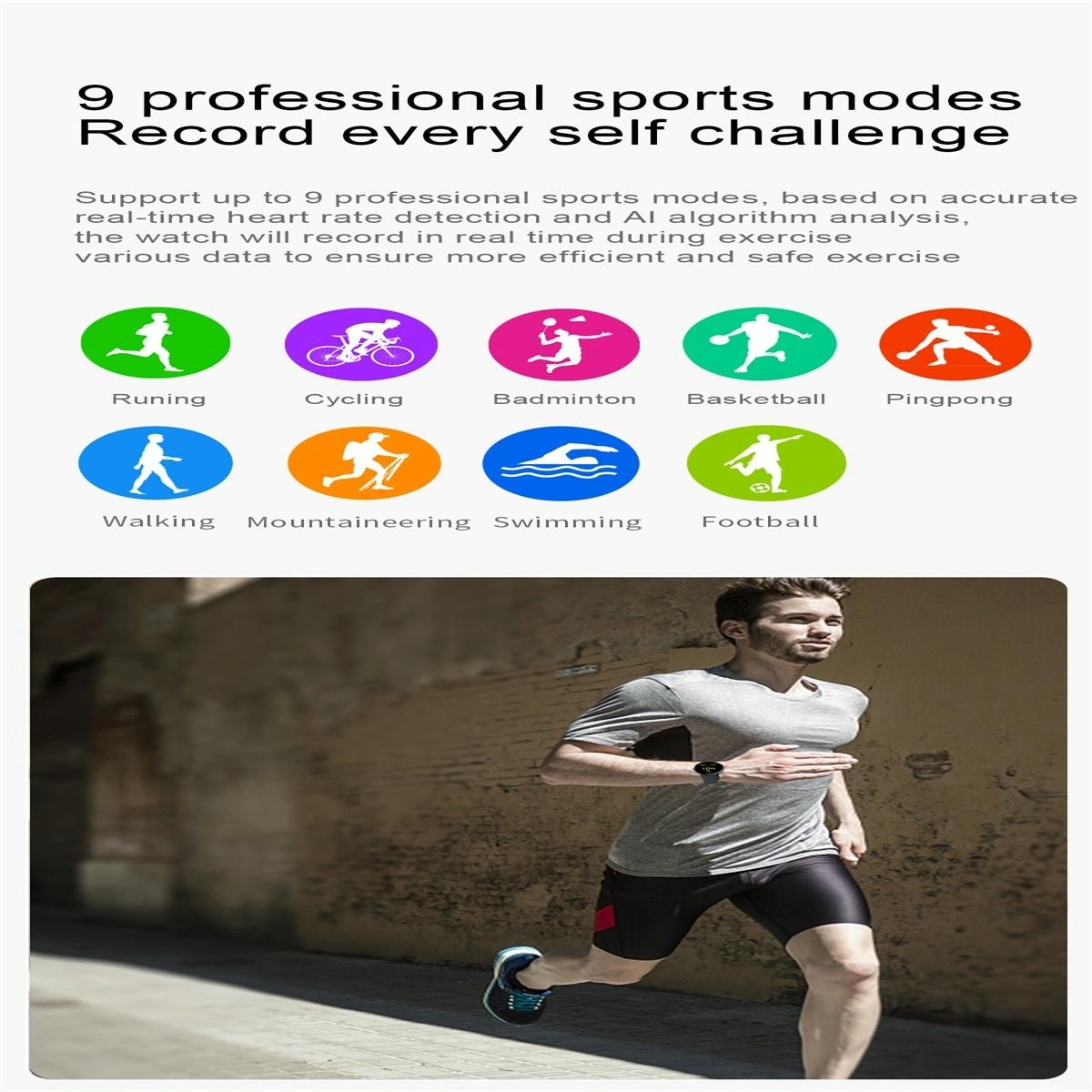 Smart Watch With Ip68 Waterproofing And Health Monitoring-1962691922451632131