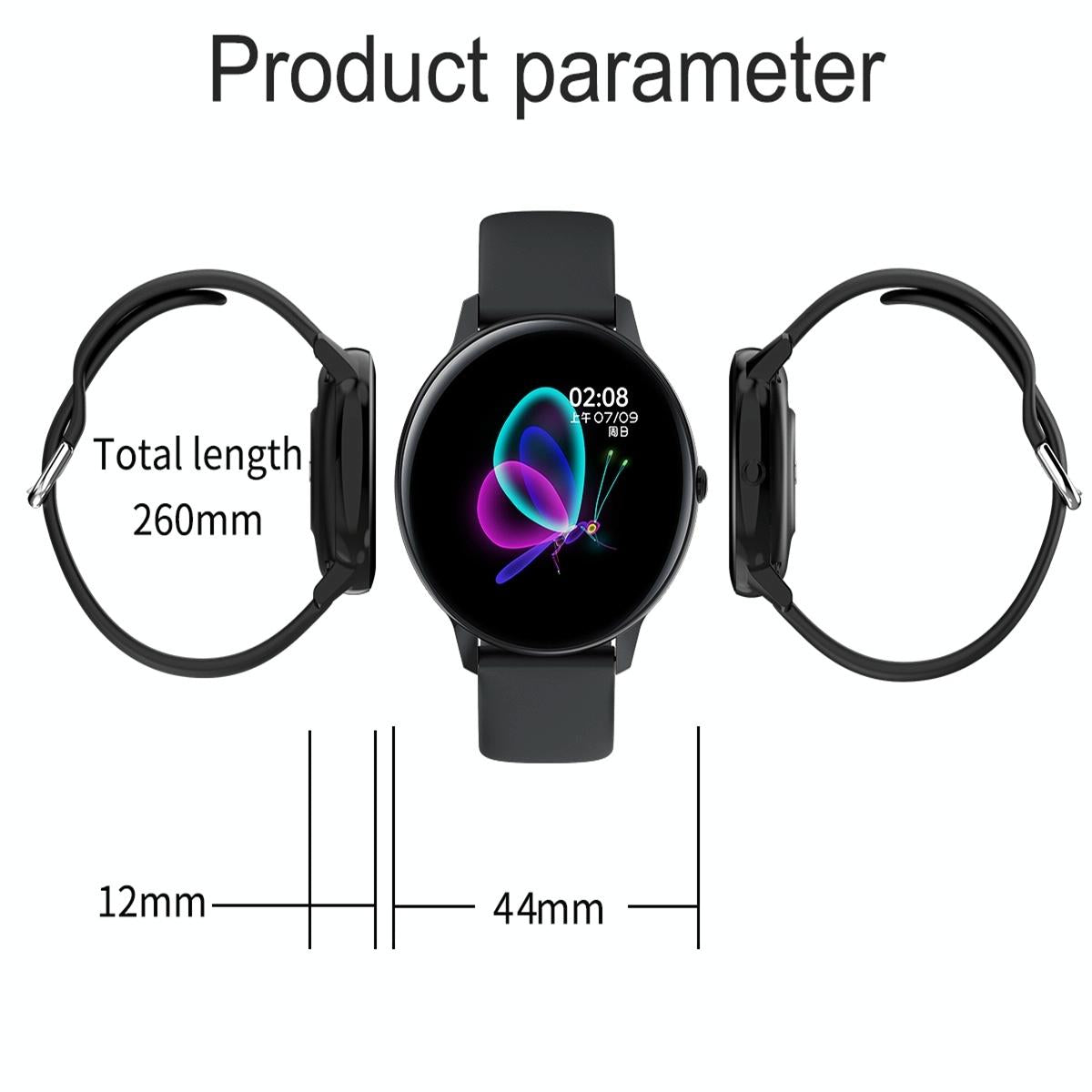 Smart Watch With Ip68 Waterproofing And Health Monitoring-1962691922451632136