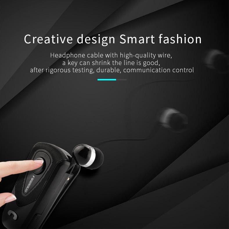 Retractable Bluetooth Headset With Caller Reminder And Anti-Theft Vibration-1915197962787622915