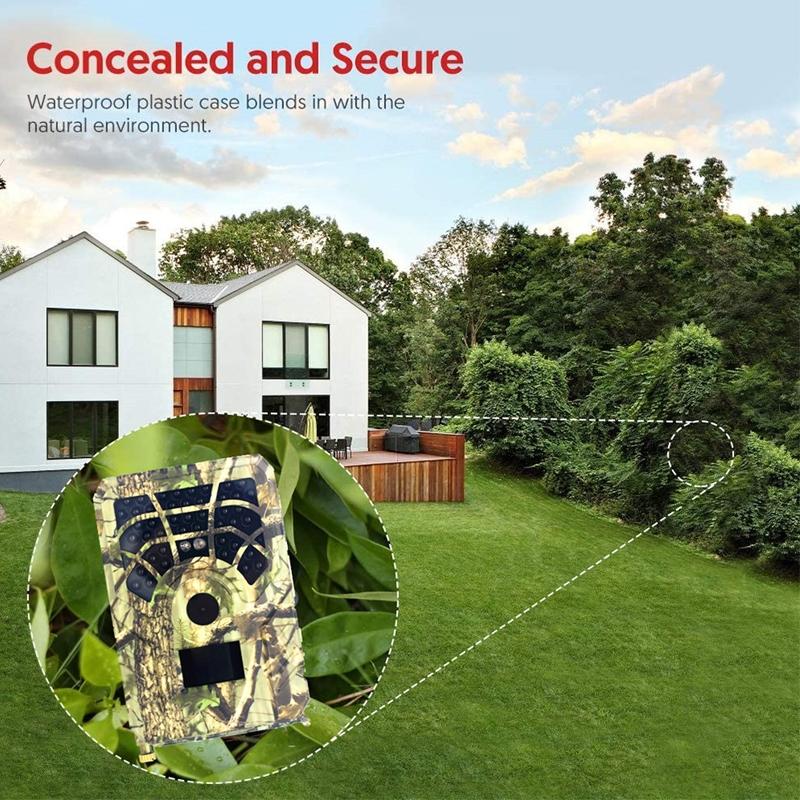 720P Infrared Night Vision Wildlife Camera - 120 Degree Wide Angle-1915197086173892613