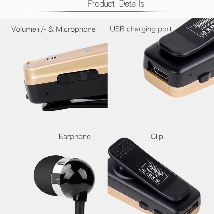 Retractable Bluetooth Headset With Caller Reminder And Anti-Theft Feature-1915198105221992454