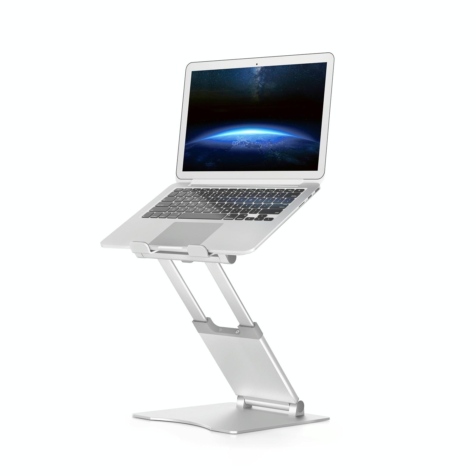 Foldable Aluminum Laptop Stand - Adjustable Height-1964932260847292421