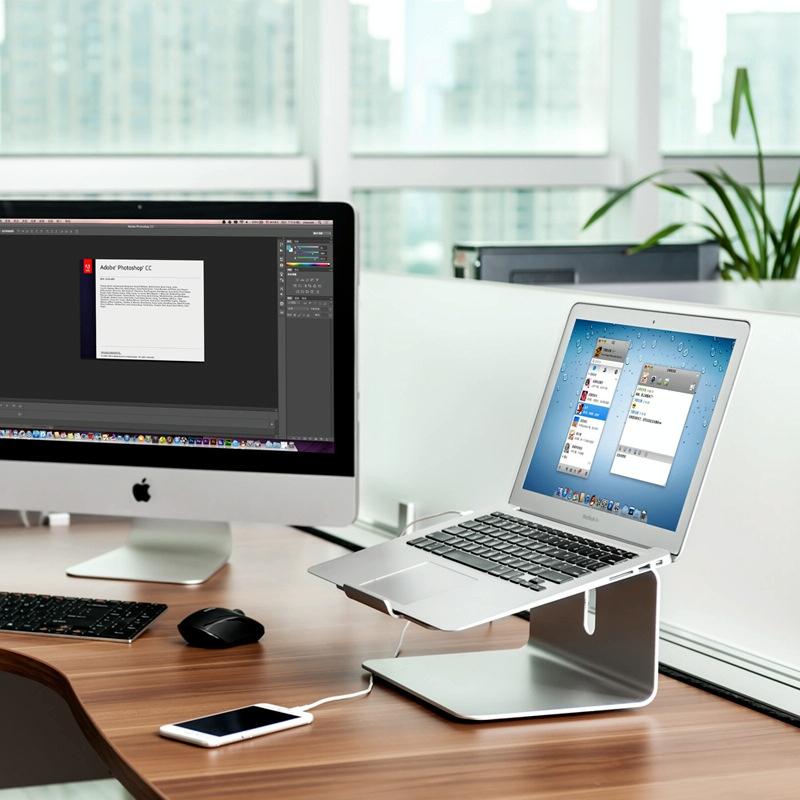 Adjustable Laptop Stand - 360 Degree Rotation - 11-17 Inch Notebooks-1964932219386597381