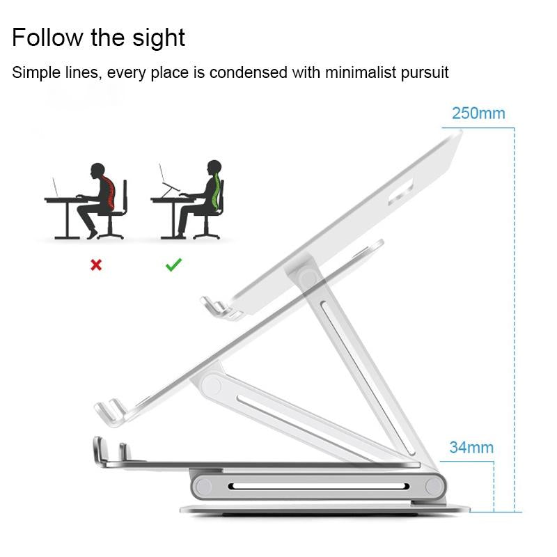 Lightweight Laptop Stand - Aluminum Alloy-1964932320972640258