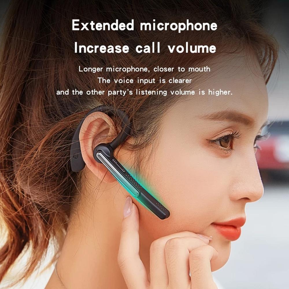 Wireless Bluetooth Earphone With Noise Cancelling And Mic - Black-1915196863846420487