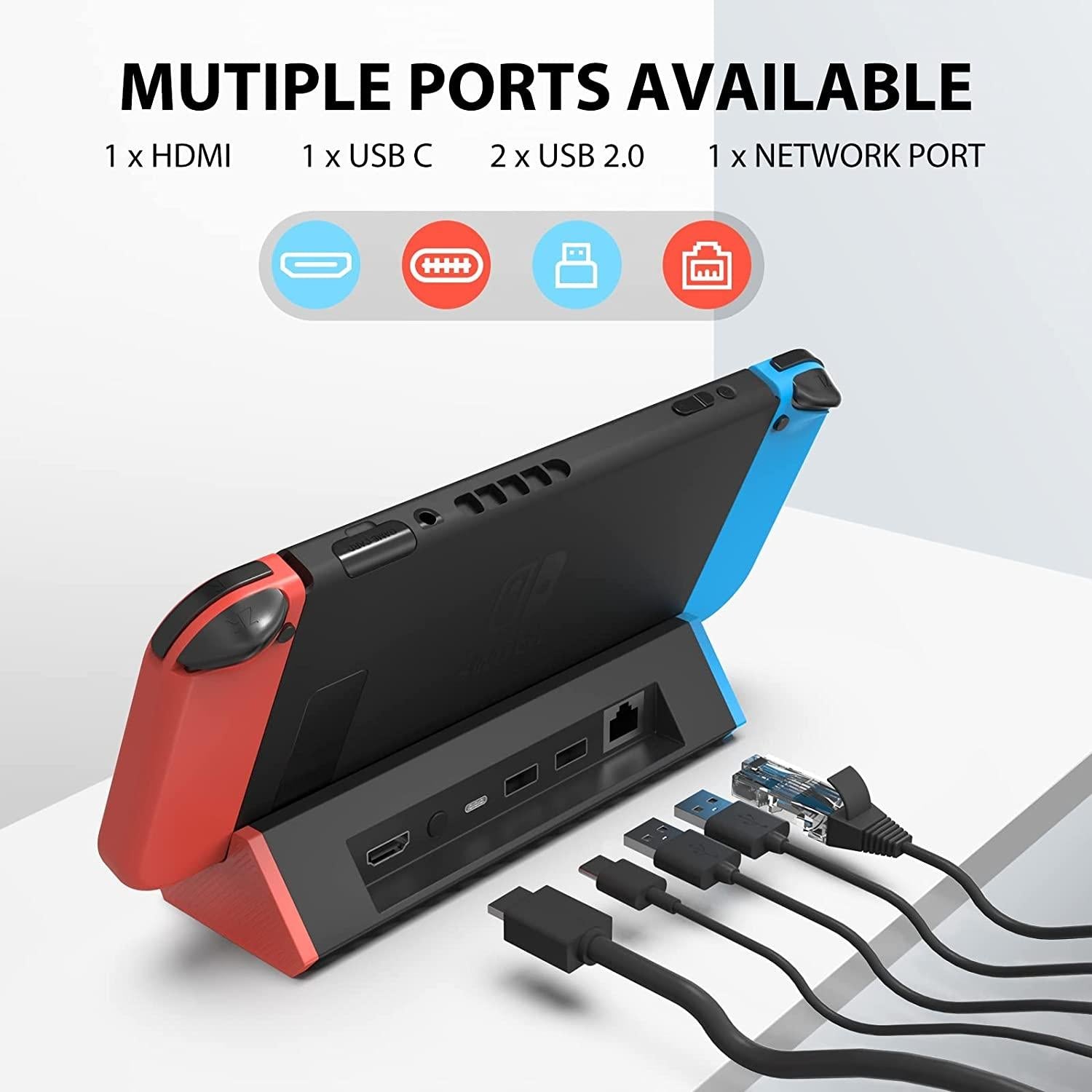 Nintendo Switch 4K Hdmi Adapter With 1000Mbs Lan-1915198013849079812