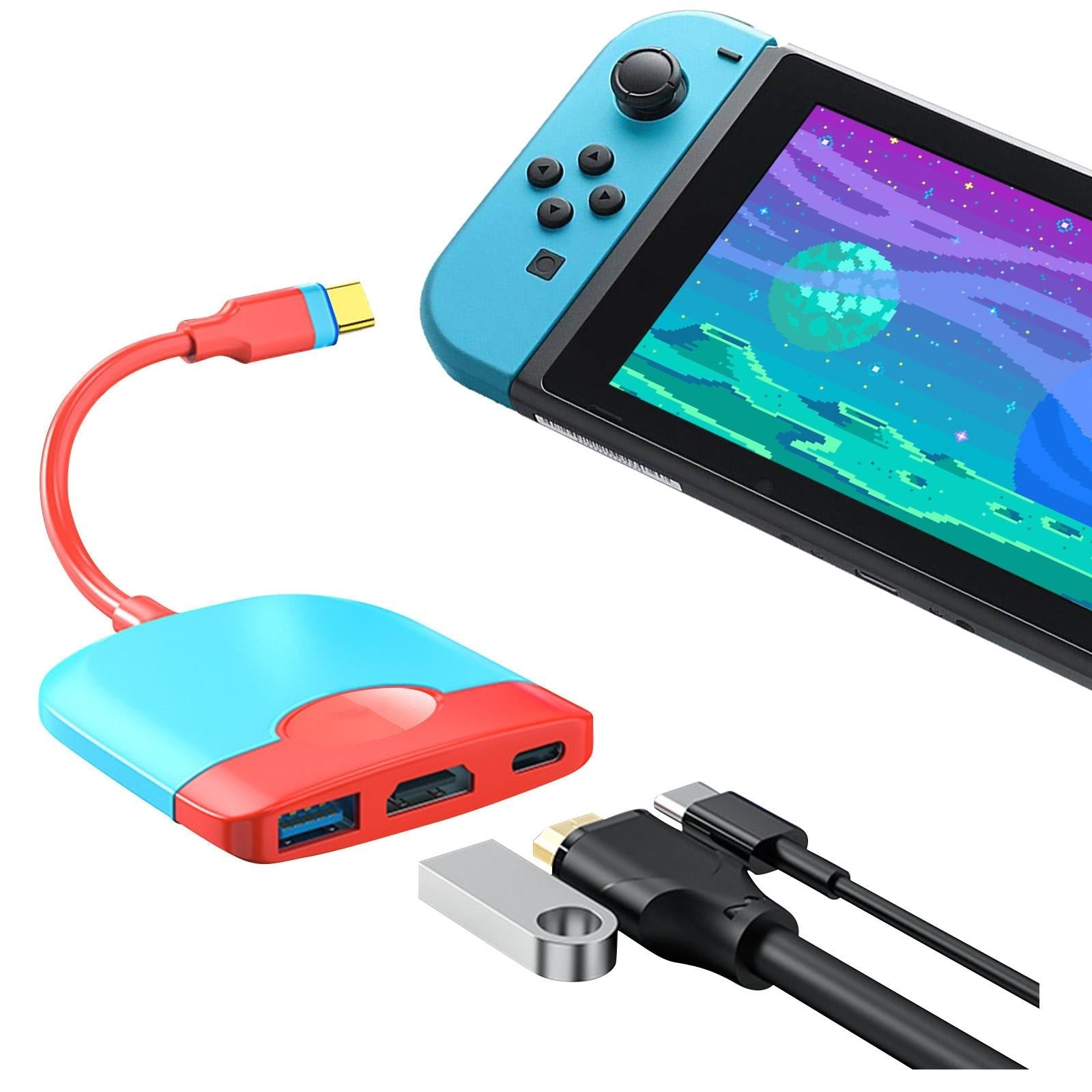 Nintendo Switch Portable 4K Screen Projector - Red-1915196867042480131