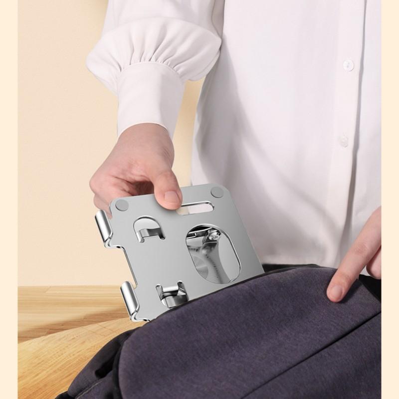 360 Rotation Ergonomic Laptop Stand - Adjustable Height Aluminum-1964932275296669699