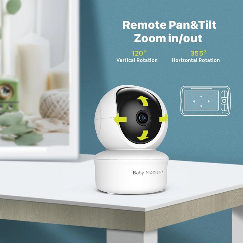 Wireless Baby Camera With Night Vision And Temperature Monitoring-1962691920207679490
