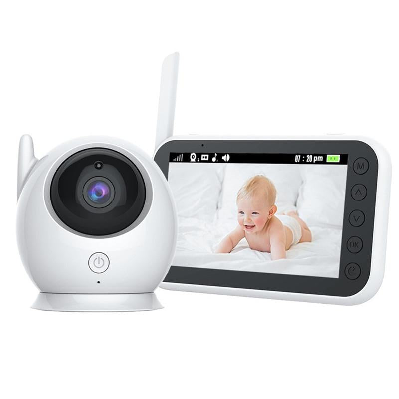360-Degree Wireless Baby Monitor With Night Vision Camera - 4.3 Inch-1964932148821626880
