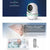 Wireless Baby Monitor With 7 Screen Night Vision & Two-Way Intercom-1915196522581069829