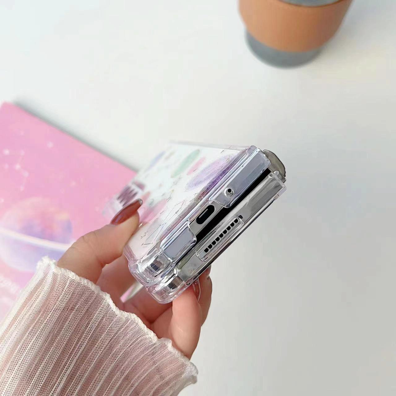 Sparkling Tpu Case For Samsung Galaxy Z Fold 4 - Glitter Epoxy-1915196645893607429