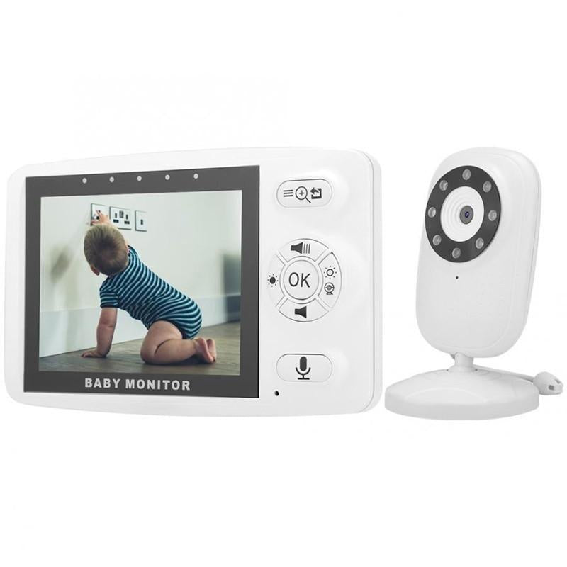 Wireless Baby Monitor With Night Vision Camera - 3.5 Inch Screen-1915196525043126272