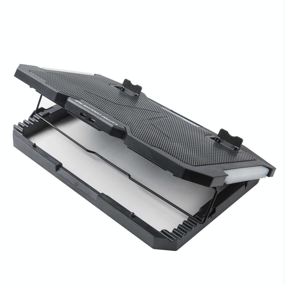 5-Fan Laptop Cooling Pad With Adjustable Stand And Phone Holder-1922443477405274115