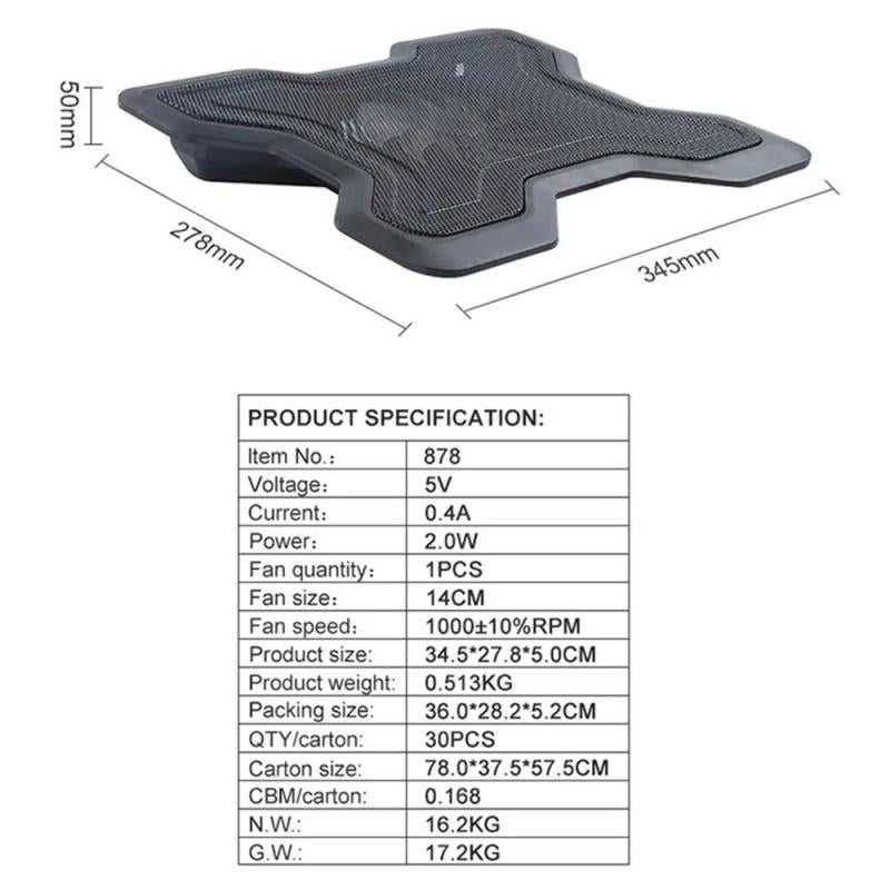 Desktop And Laptop Usb Cooling Fan-1964932250210537478