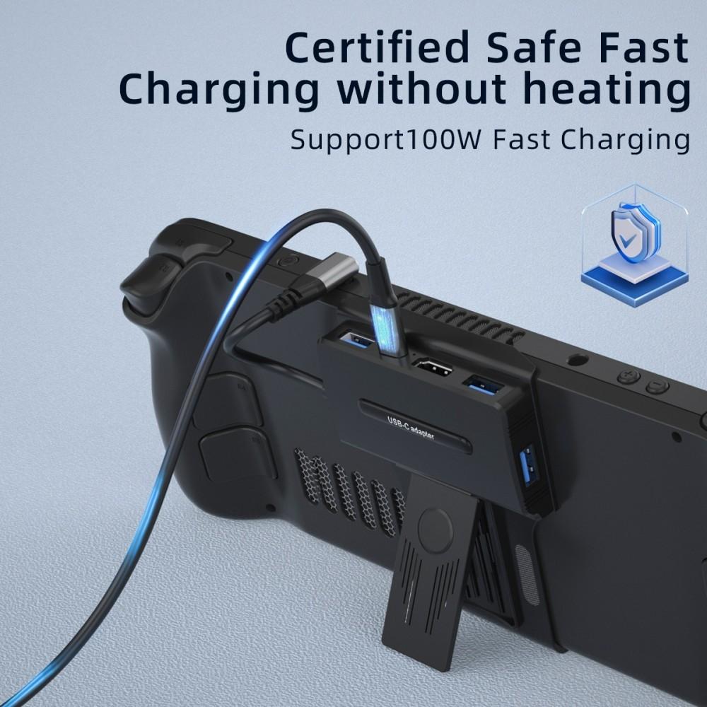 5-In-1 Docking Station For Steam Deck - 4K / 60Hz Support-1915197022705684483