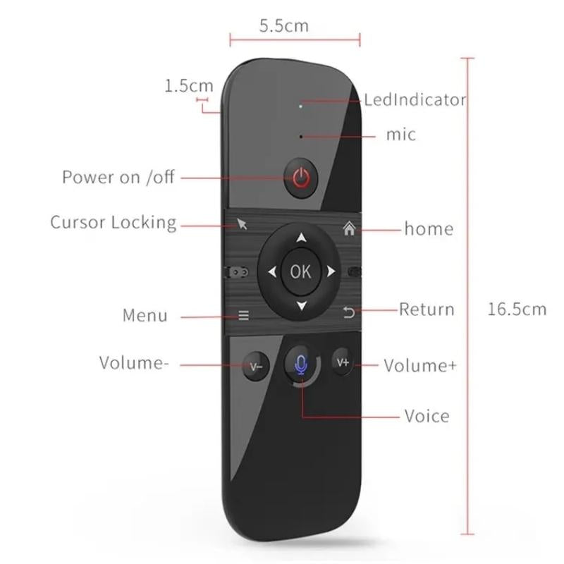 2.4G Wireless Smart Air Fly Mouse For M8 Tv Box - Remote Control Replacement-1915197204411322369
