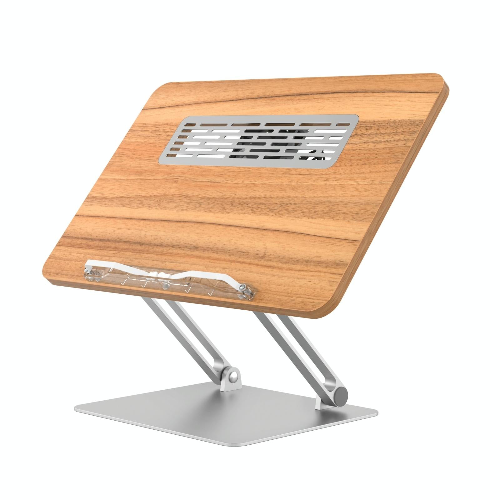 Adjustable Folding Laptop Stand With Cooling Fan - Portable Tablet Holder-1964932319278141446