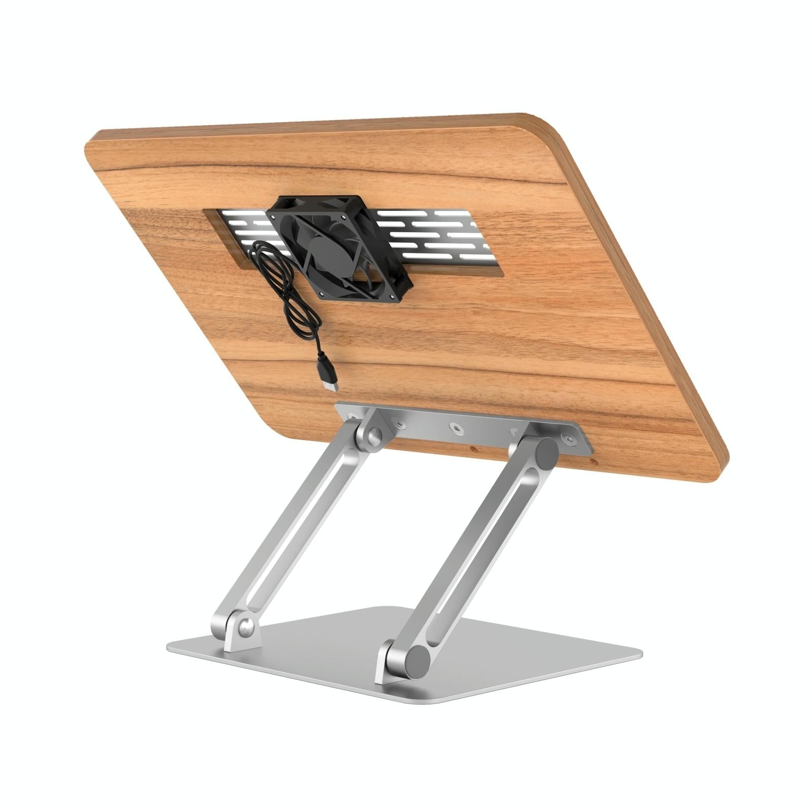 Adjustable Folding Laptop Stand With Cooling Fan - Portable Tablet Holder-1964932319278141441