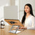 Adjustable Folding Laptop Stand With Cooling Fan - Portable Tablet Holder-1964932319278141445