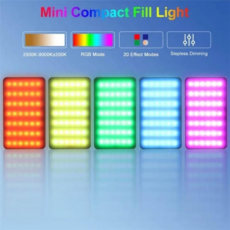 Rgb Led Video Light For Vlogging And Photography - Full Colour Fill Light-1922443474481844229