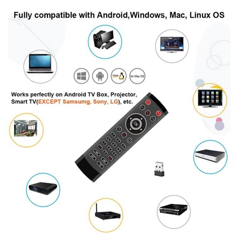 Smart Remote Control For Android Tv With Microphone And Air Mouse Function-1915198346159591427