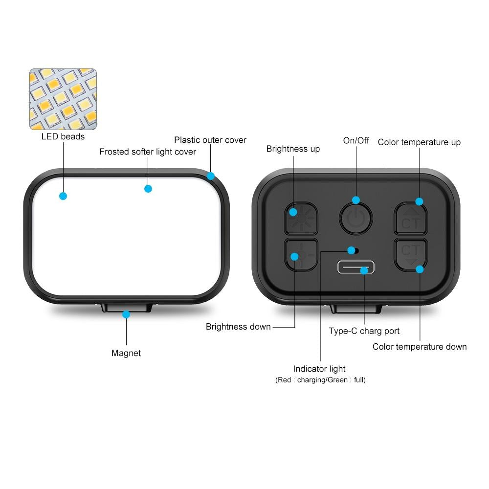 Mini Handheld Stabilizer With Magnetic Beauty Fill Light For Dji Mini / Feiyu Scorp-1915198081666781185