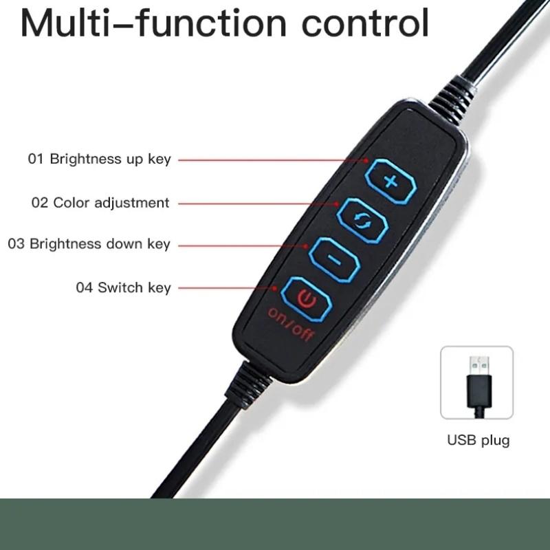 10 Inch Ring Light Set For Live Streaming And Beauty Stand-1915197400830578691