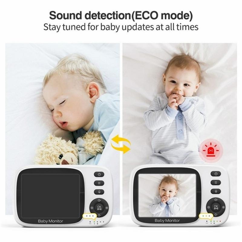 3.2 Baby Monitor With 2-Way Voice Temperature Monitoring & 3.2 Screen-1915196525848432643