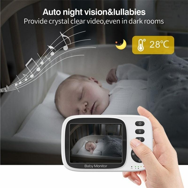 3.2 Baby Monitor With 2-Way Voice Temperature Monitoring & 3.2 Screen-1915196525848432646