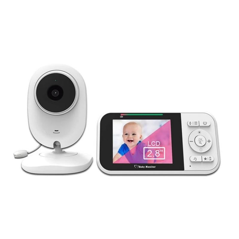 2-Way Voice Baby Monitor With Temperature Detection And 2.8 Lcd Screen-1915196527257718784