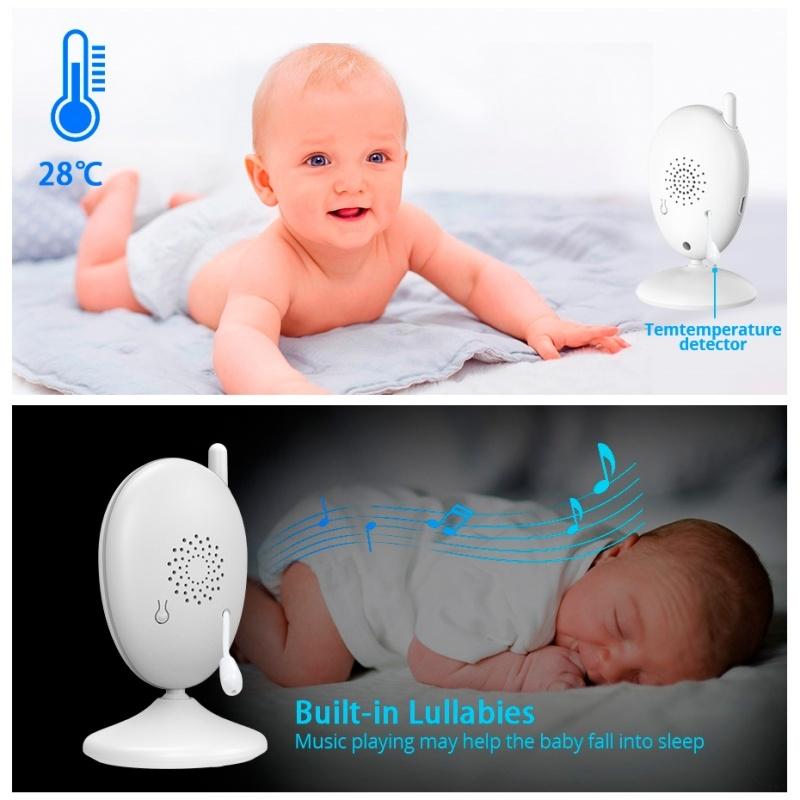 Wireless Baby Monitor With Night Vision And Intercom-1915196524636278785