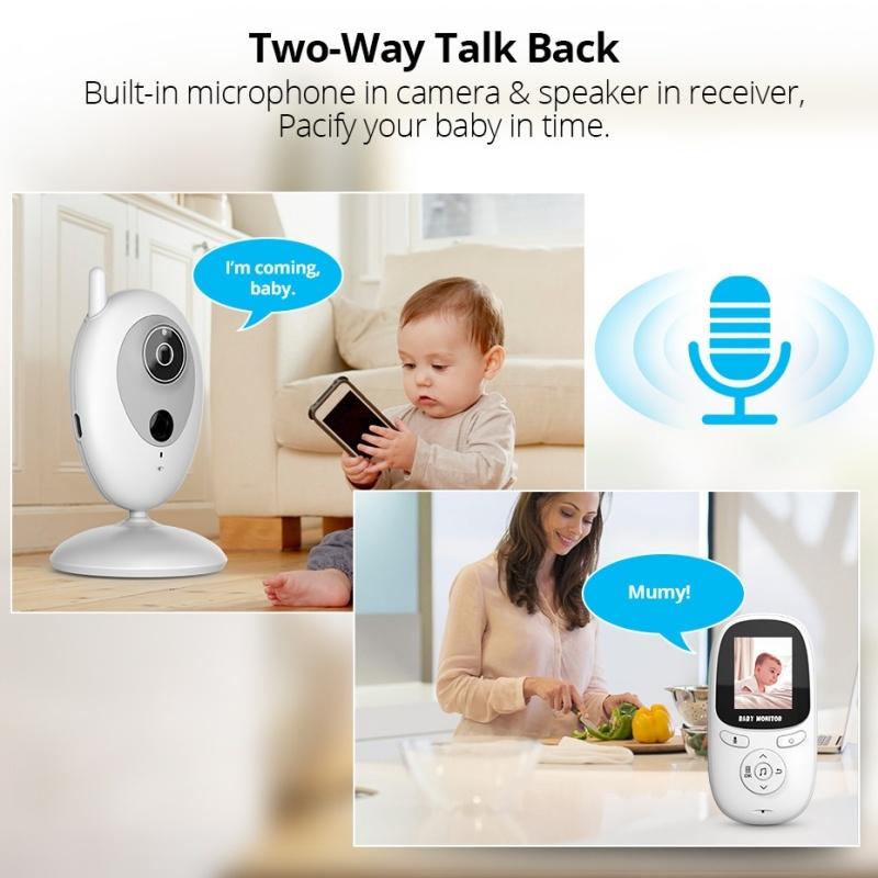 Wireless Baby Monitor With Night Vision And Intercom-1915196524640473088