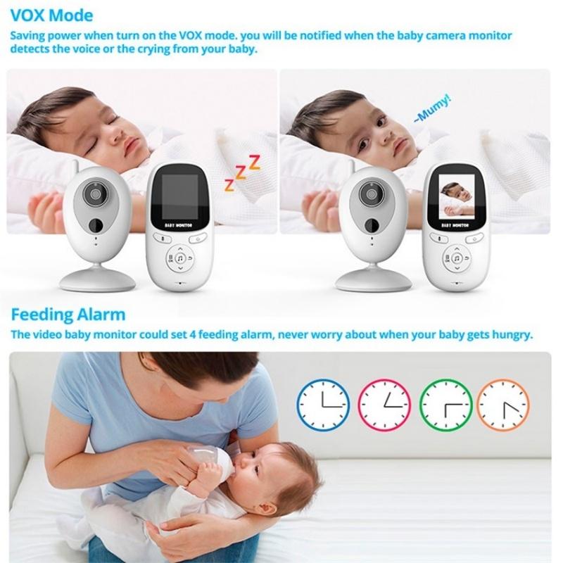 Wireless Baby Monitor With Night Vision And Intercom-1915196524640473089