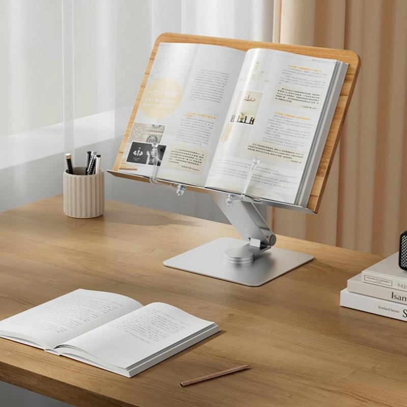 360 Degree Rotating Laptop & Book Stand - Adjustable & Hands-Free-1964932311132803074