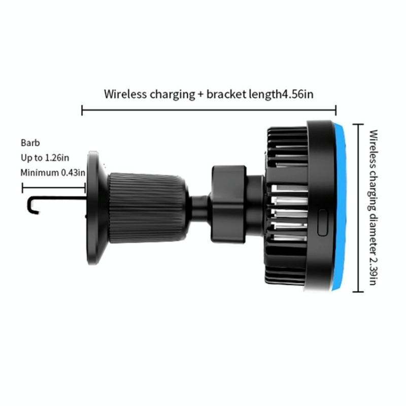 Wireless Car Charger With Rgb Light And Magnetic Air Outlet-1915197770306818053