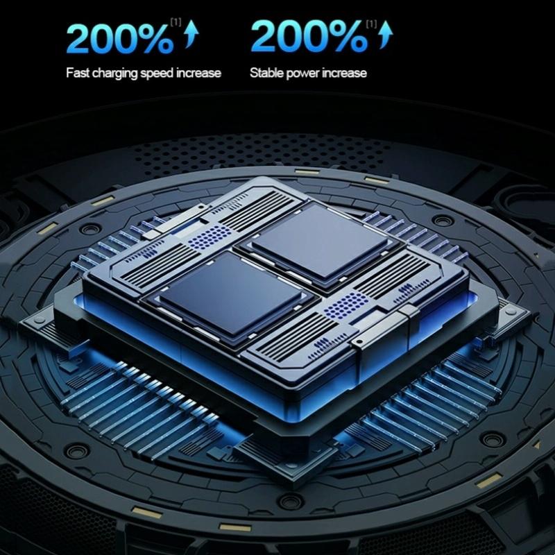 Wireless Car Charger With Infrared Sensor And Aluminum Bracket - Transparent Black-1915196926257664006