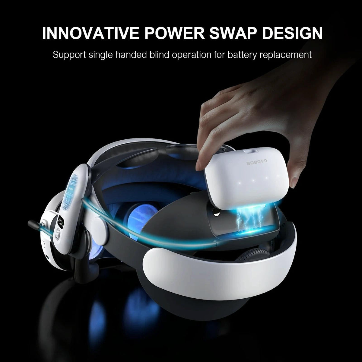 Meta Quest 3 Vr Head Strap 10000mah Battery-1922443391153606657