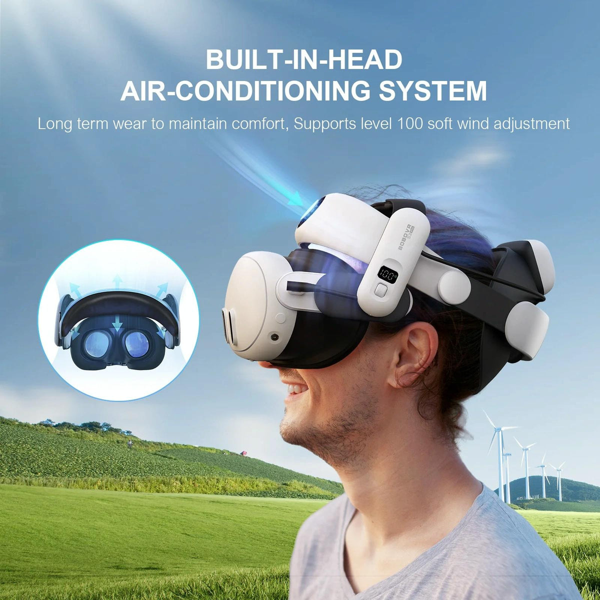 Meta Quest 3 Vr Head Strap 10000mah Battery-1922443391153606658