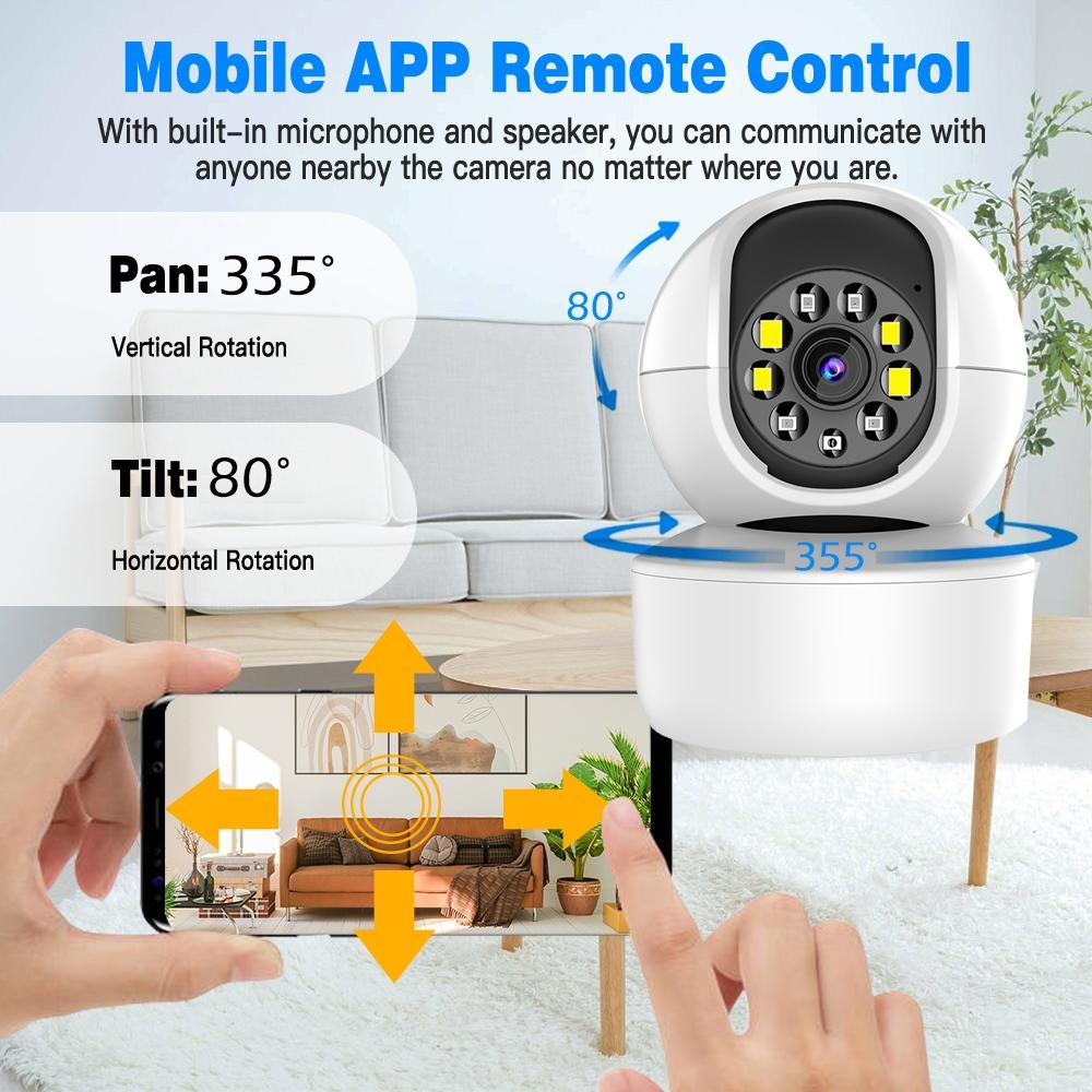 Smart Hd Wifi Camera With Night Vision And Two-Way Intercom-1915197712073101313