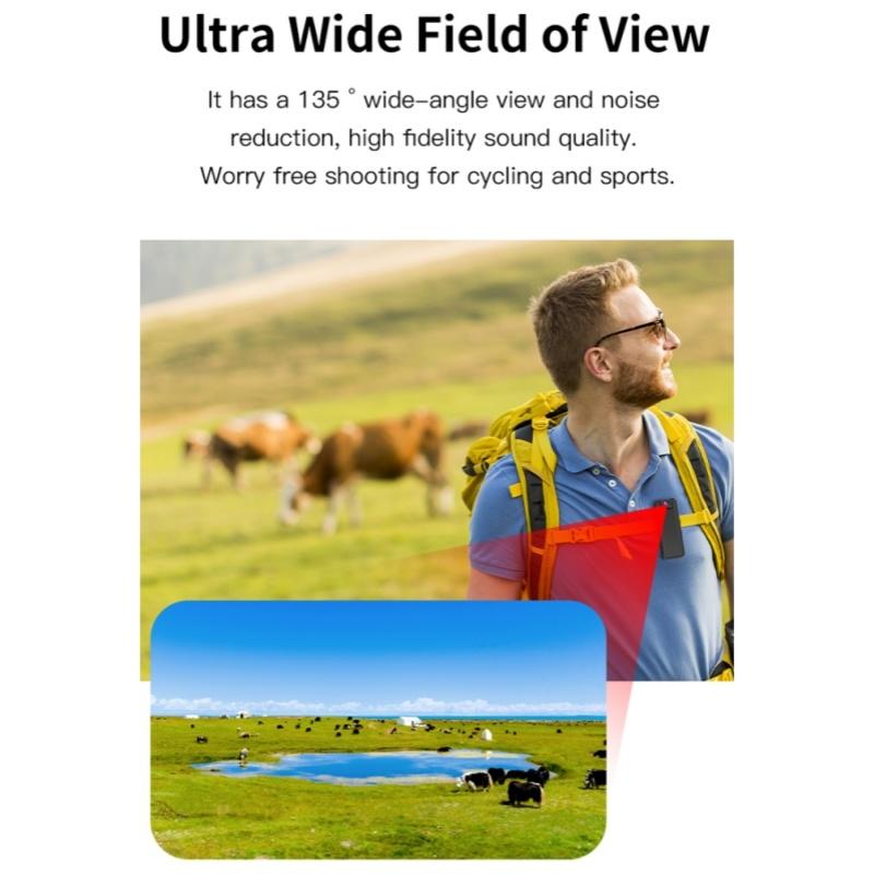 Outdoor Sports Video Camera With Night Vision And Rotatable Lens-1964932272671035398