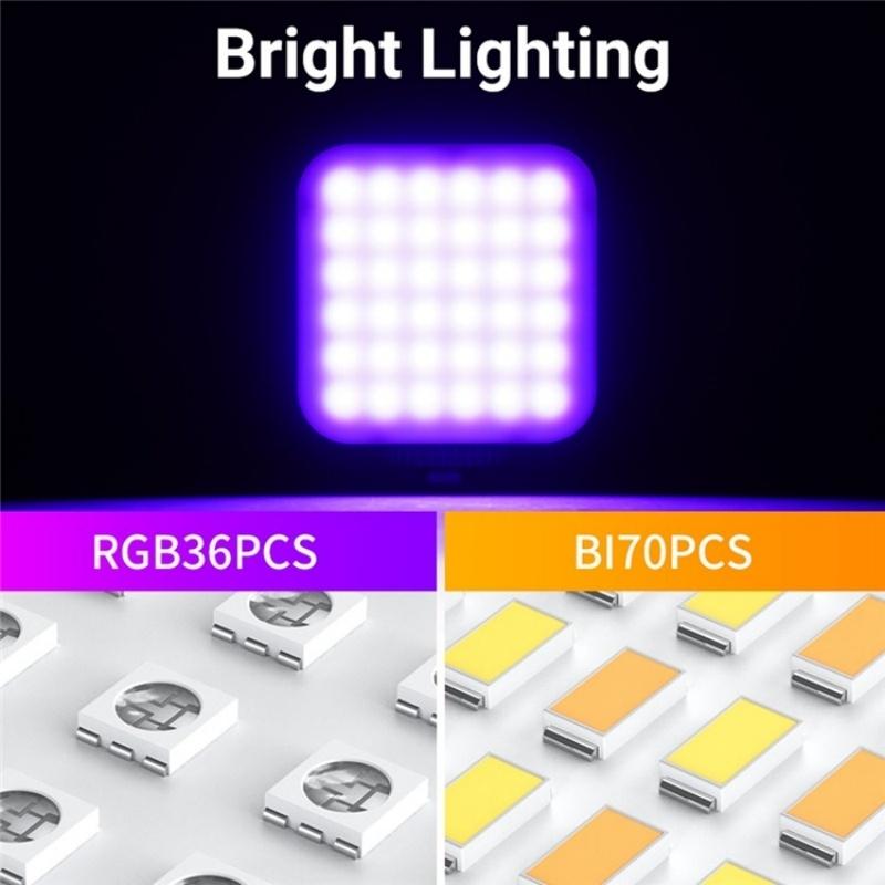 Mini Rgb Video Lamp With Magnetic Adsorption For Live Broadcast-1915198055553044487