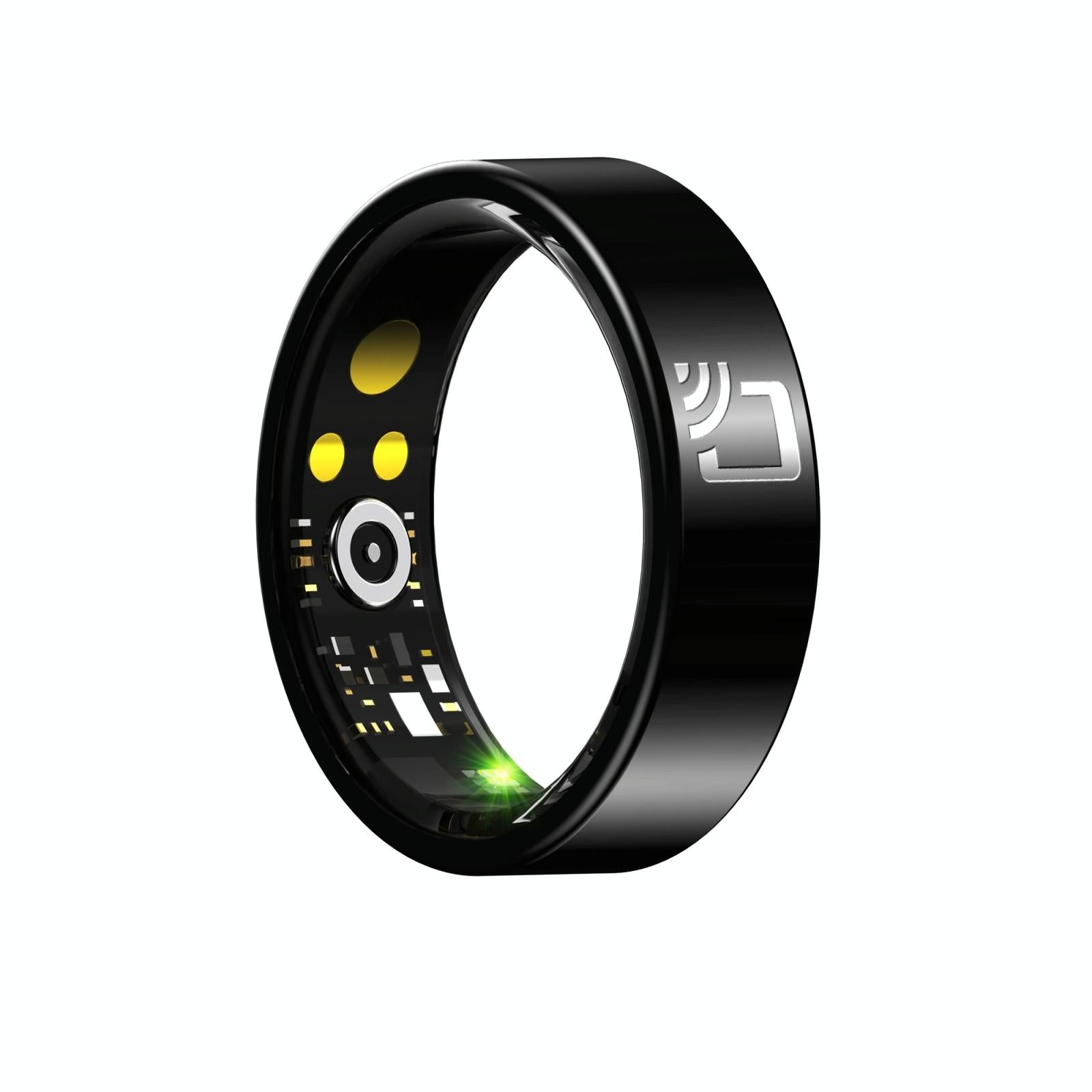 Smart Ring With Heart Rate Blood Oxygen Sleep Monitoring And Multiple Sports Modes - Black Size 7-1964932177275785216