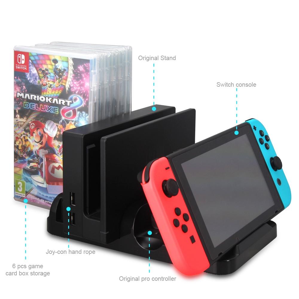 Nintendo Switch Charging Dock With Game Storage-1915197087545430019