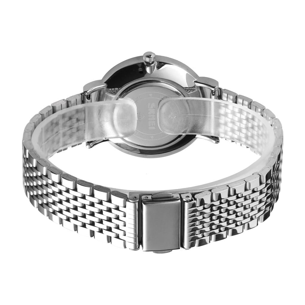 Light & Thin Waterproof Quartz Watch For Women With Steel Band - Simple & Stylish-1915196961179439112