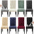 Anyhouz Chair Cover Coffee Corn Kernels Waterproof Universal Size for Dining Room Stretch Seat Slipcovers