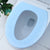 Anyhouz Toilet Seat Cover Blue Water Proof High Foam EVA Simple Type O Pad for Bathroom  Accessories