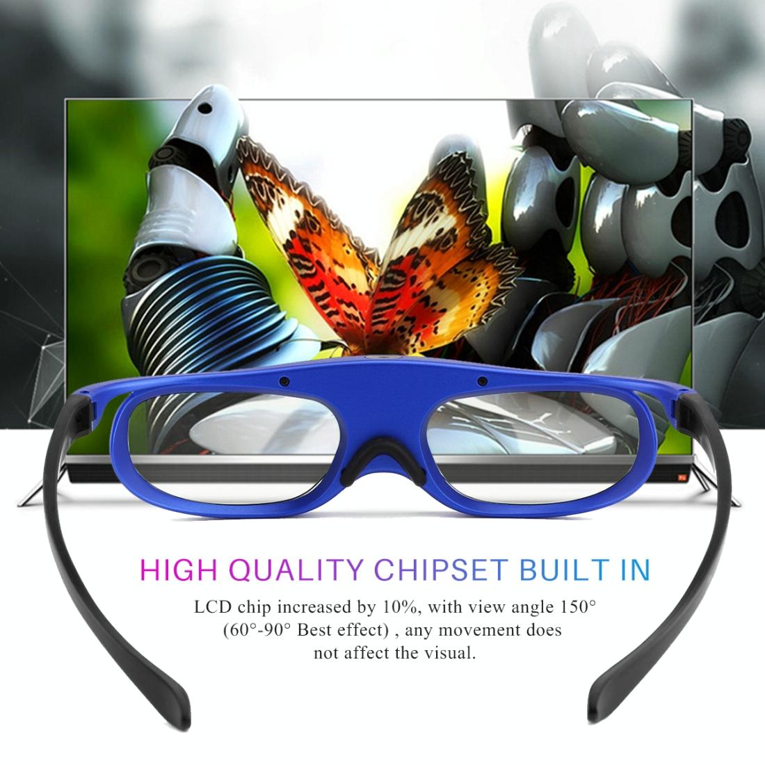 Home Theater 3D Glasses - Active Shutter For Projectors & Tvs-1915197751596027909